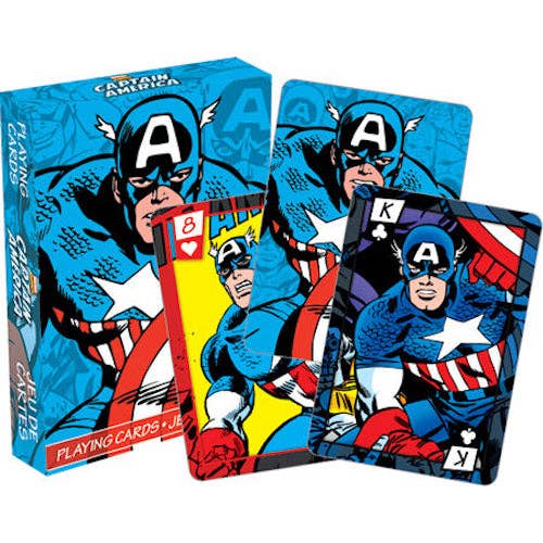 Marvel Comics Captain America Comics Licensed Playing Cards