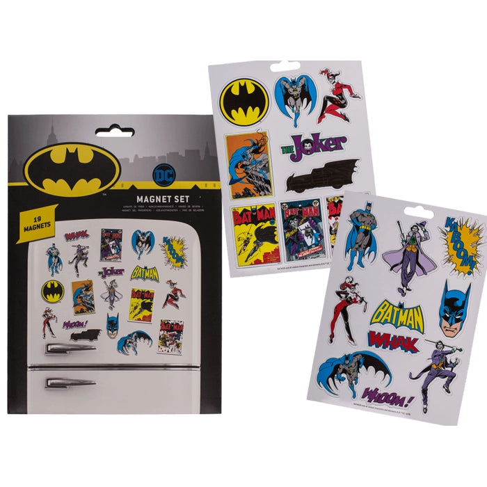 DC Comics Batman Set of 19 Fridge Magnets