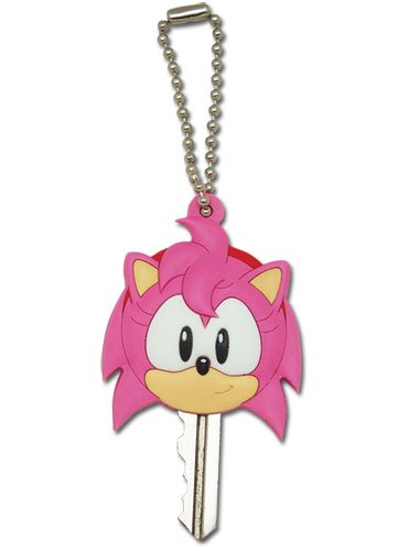 Porte-clés Sonic The Hedgehog Amy Face (capuchon de clé)