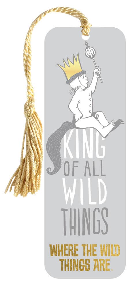 Where the Wild Things Are Bookmark – King of All Wild Things | Official Licensed Die-Cut Bookmark with Tassel
