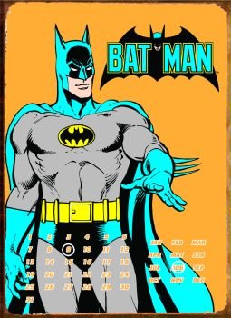 Calendrier métallique éternel de Batman DC Comics