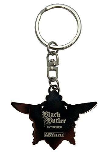 Black Butler Pentacle Metal keyring