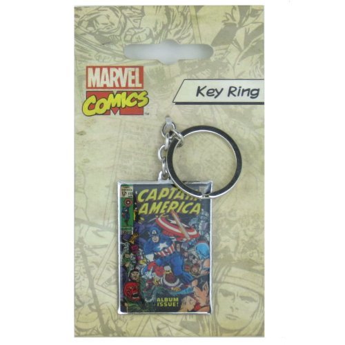 Marvel Comics Captain America 112 Comic Cover Metal Keyring