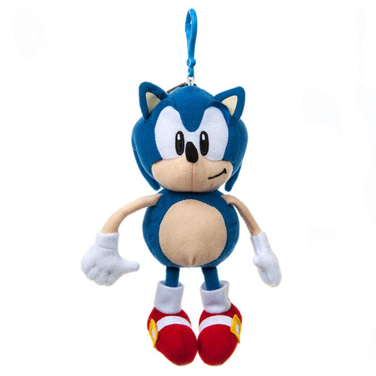 Porte-monnaie en peluche Sonic The Hedgehog avec clip