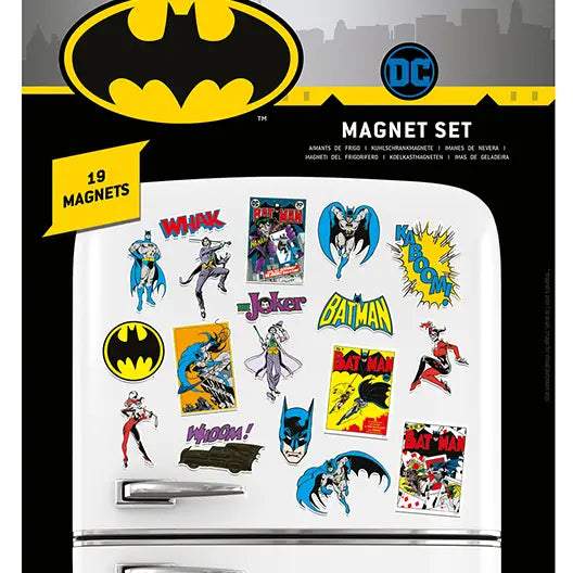 DC Comics Batman Set of 19 Fridge Magnets