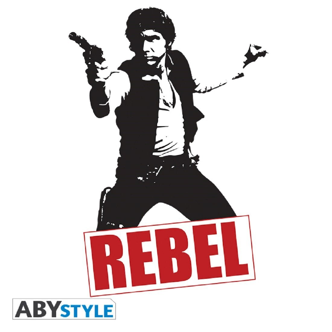 Star Wars T-Shirt: Han Solo Rebel (White)