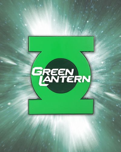 Green Lantern Corp Emblem and Title Large Magnet