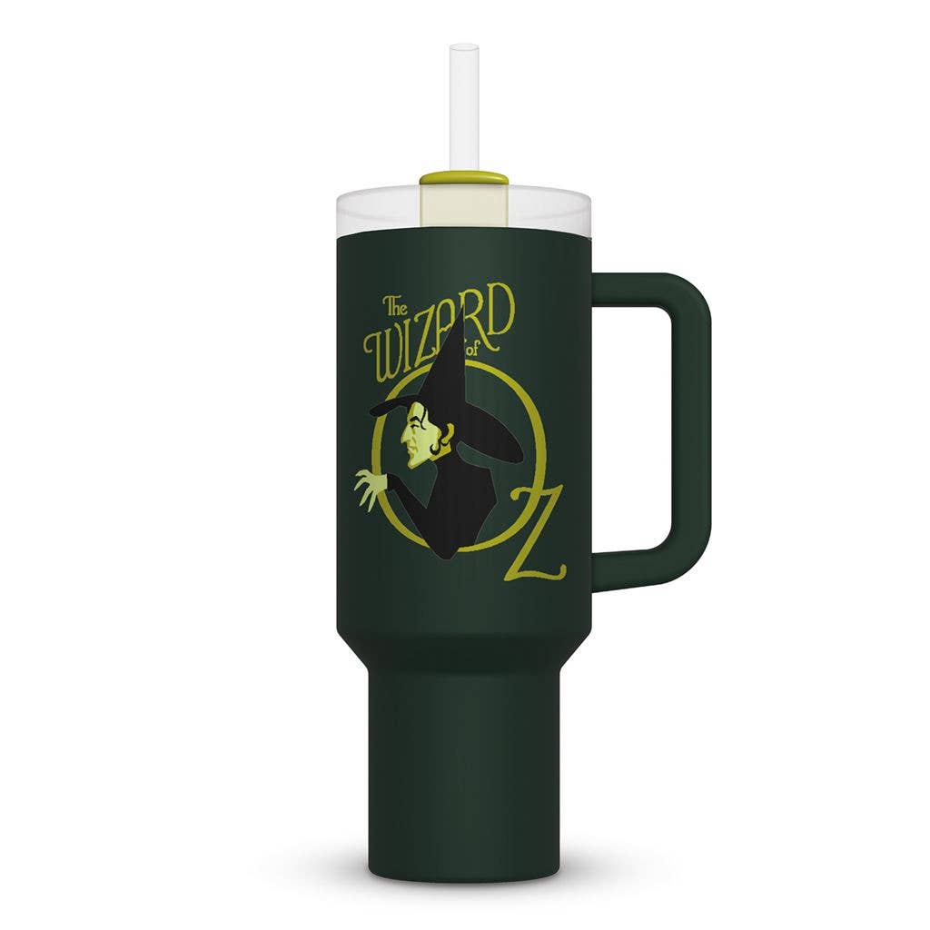 Wizard Of Oz Wicked Witch Insulated Travel Tumbler with Straw