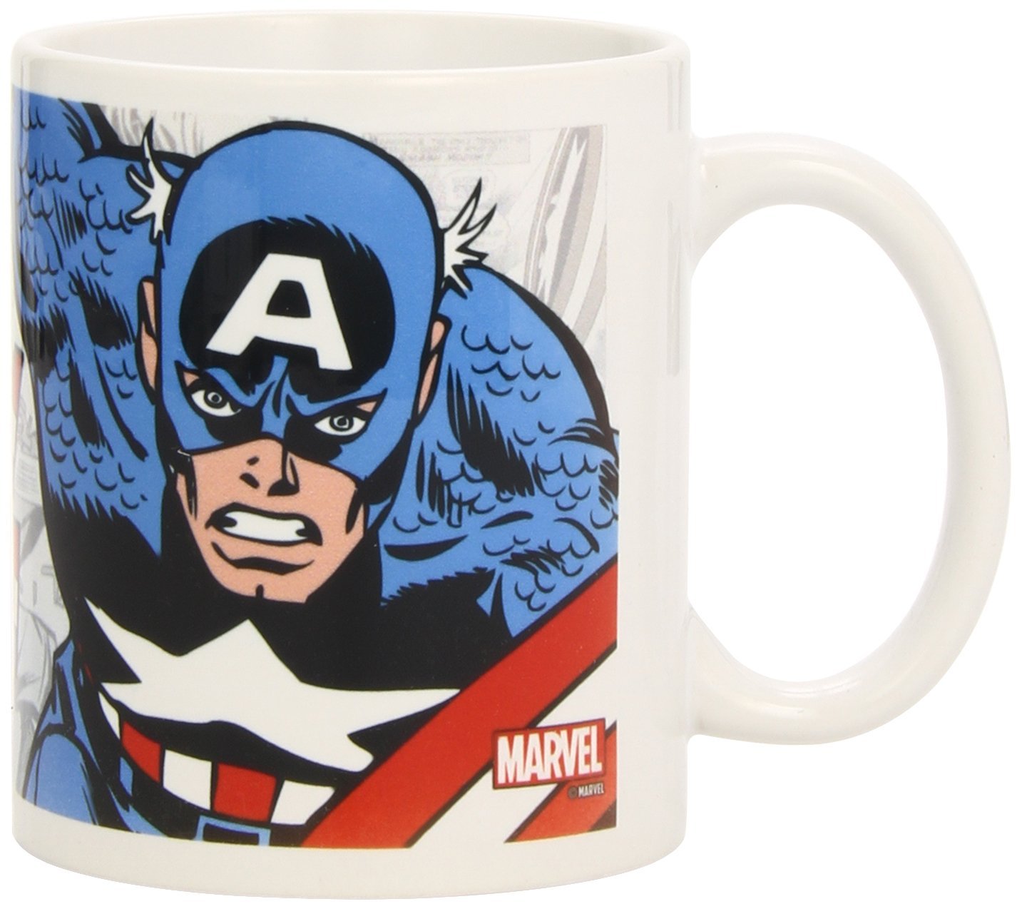 Mug rétro Captain America de Marvel Comics