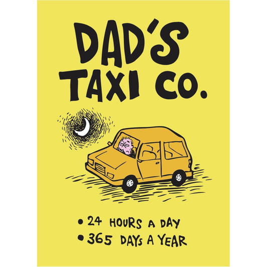 Aimant de réfrigérateur La vérité sur les mamans et les papas (Dad's Taxi Co.)