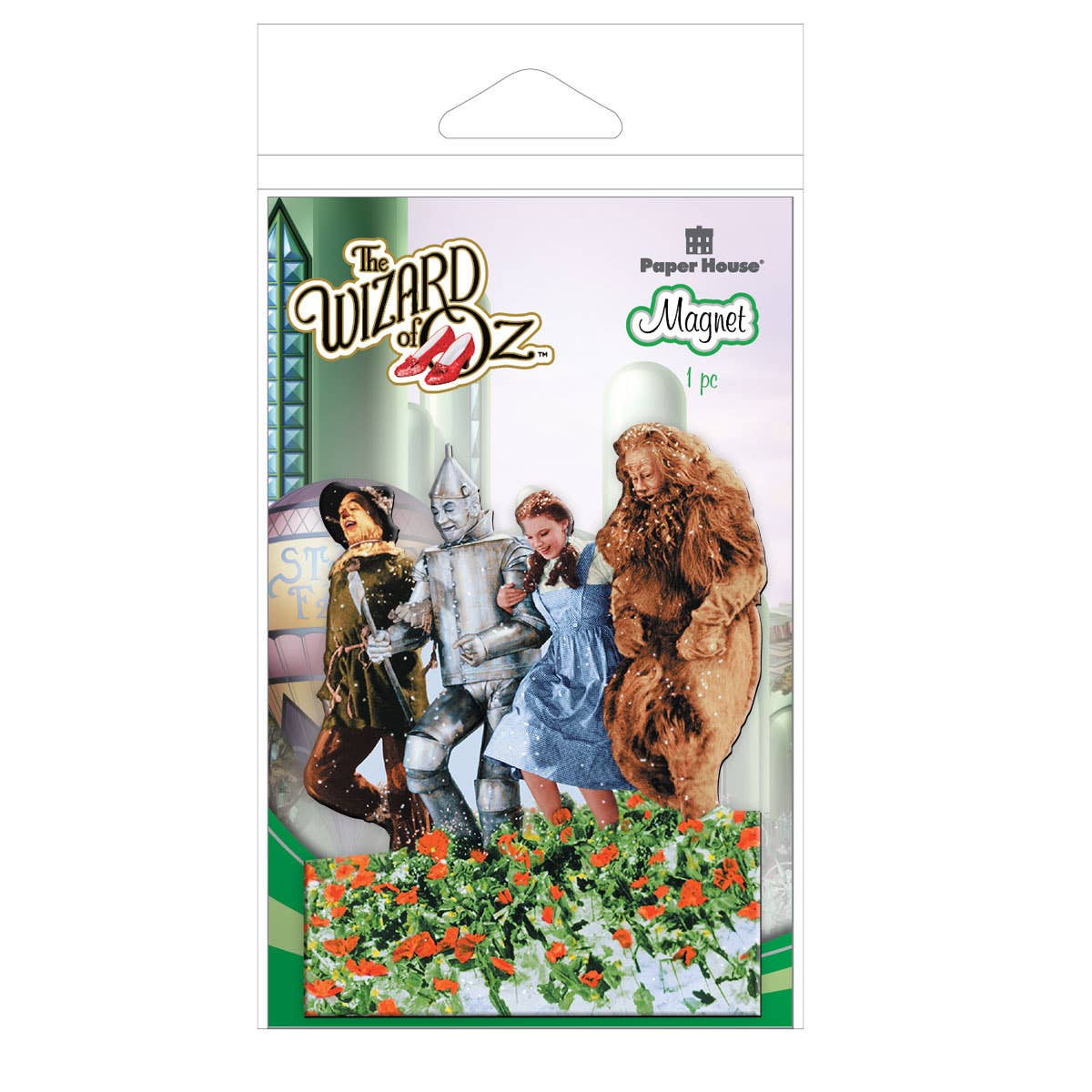 Wizard of Oz Poppy Field Dance Fridge Magnet