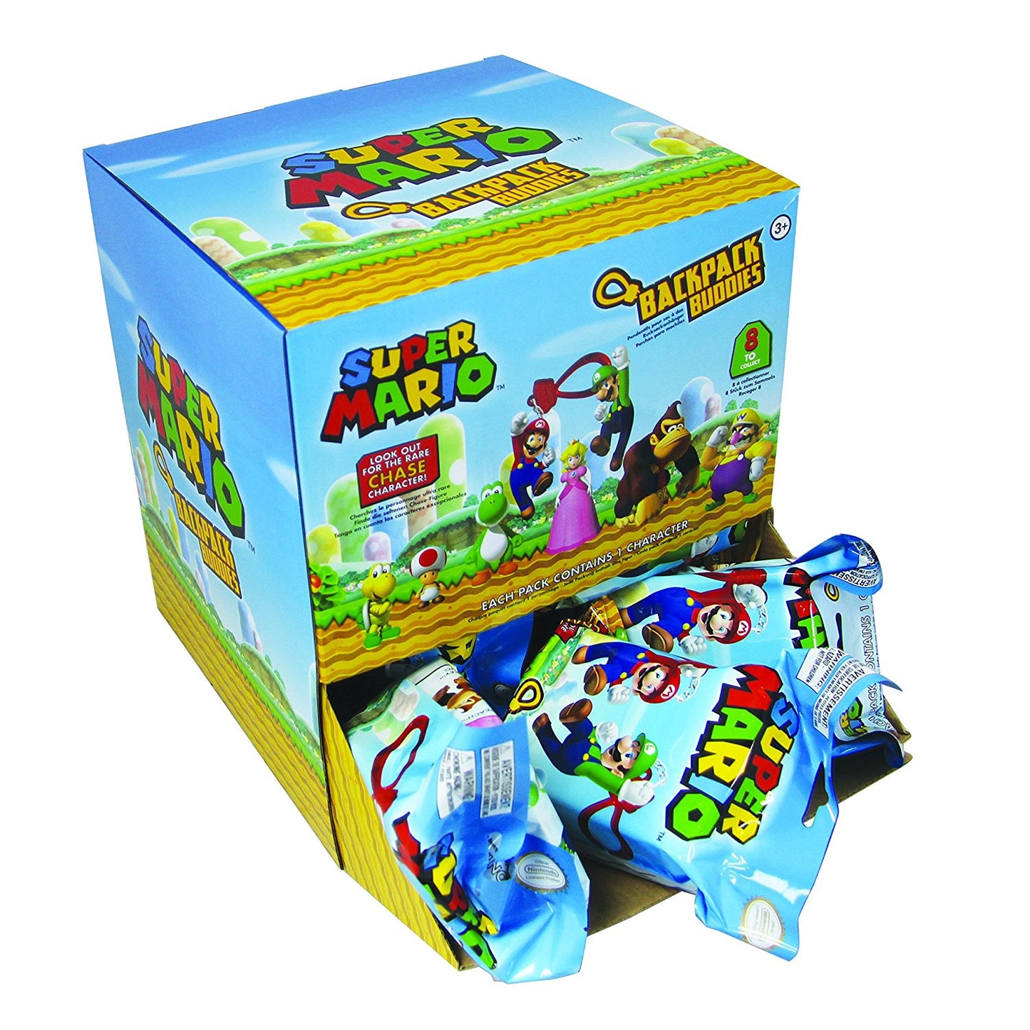 Super Mario Bros. Bag Clip Buddies - Packs à l'aveugle