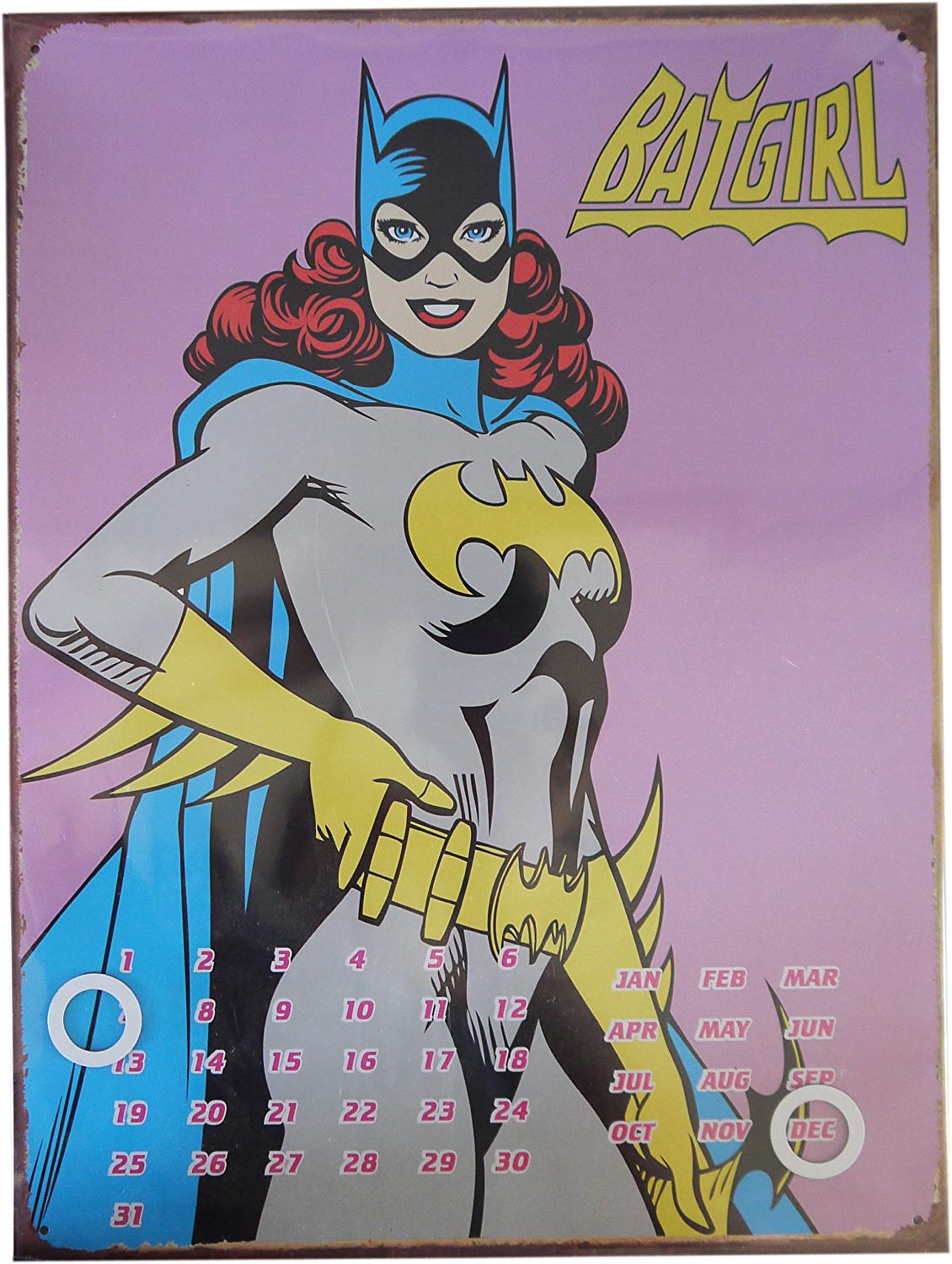 Calendrier métallique éternel de DC Comics Batgirl