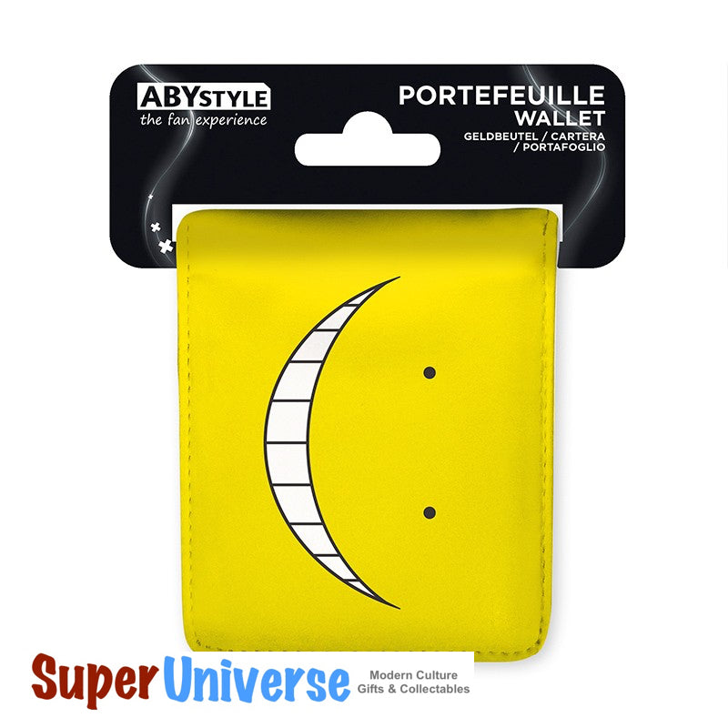 Portefeuille à deux volets en vinyle Assassination Classroom Koro Sensei