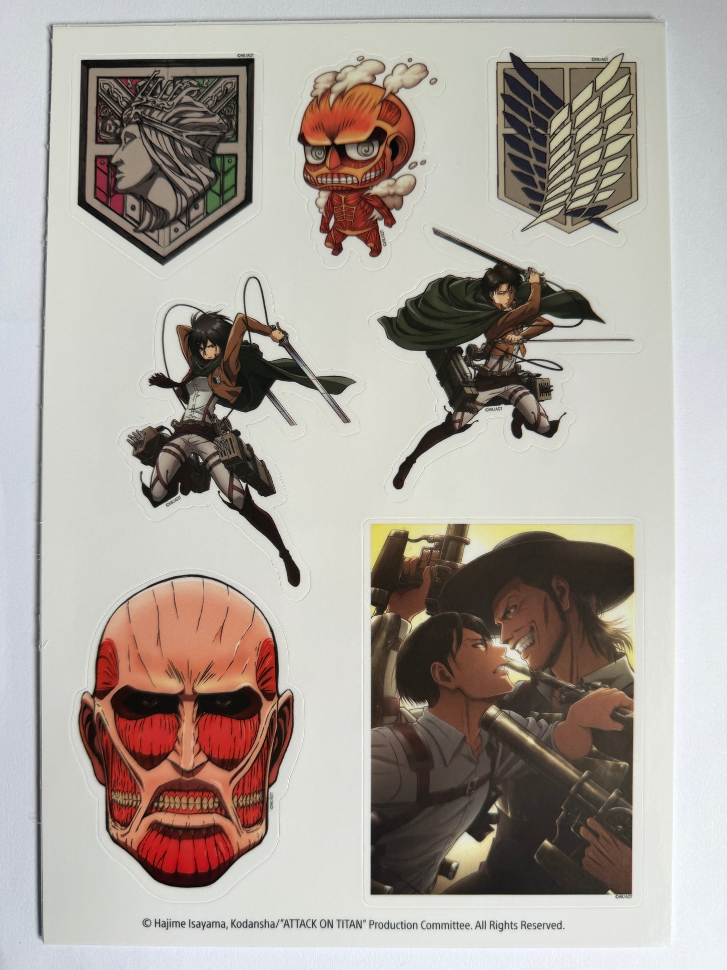 Attack On Titan Tech Stickers