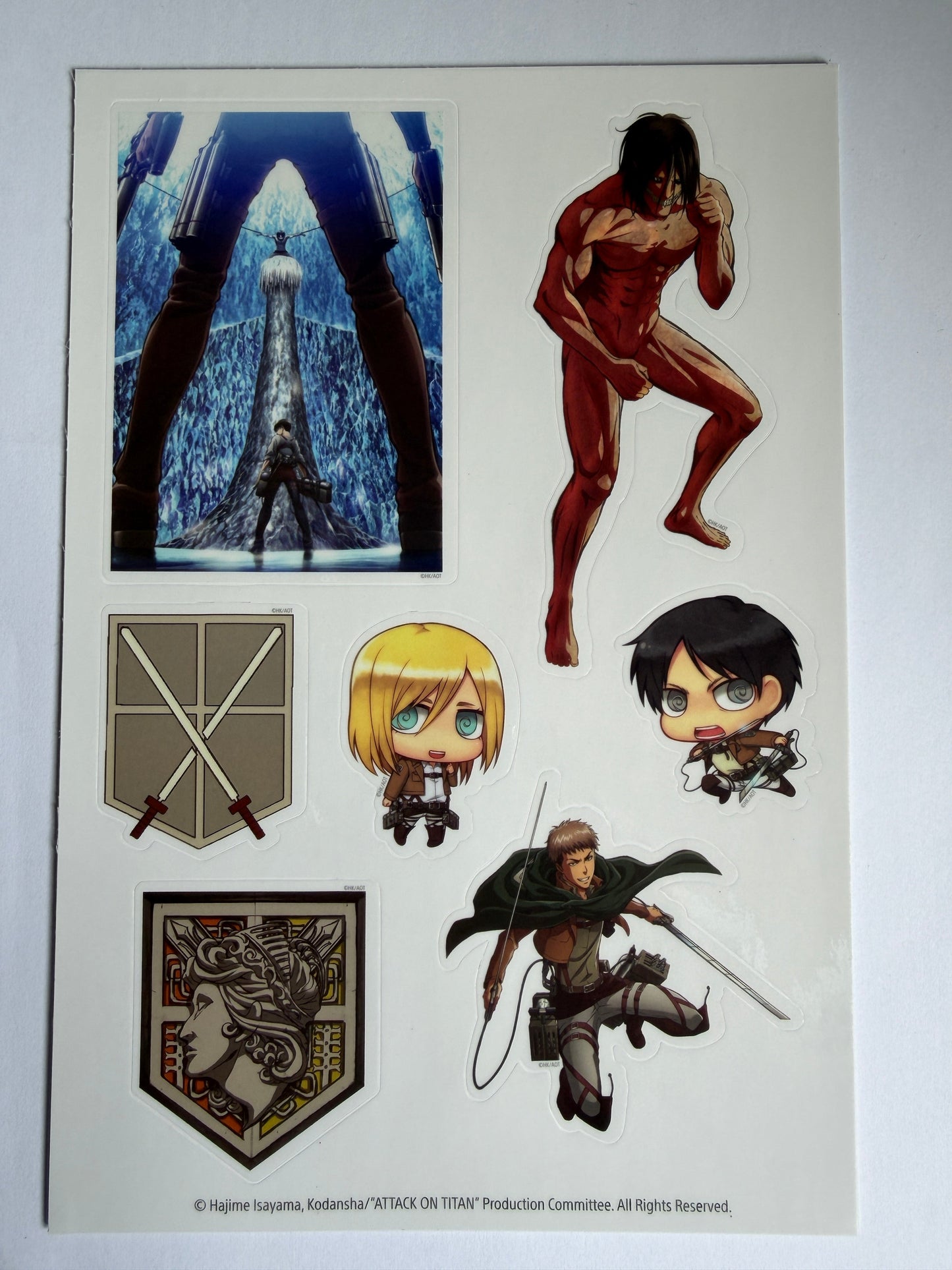 Attack On Titan Tech Stickers