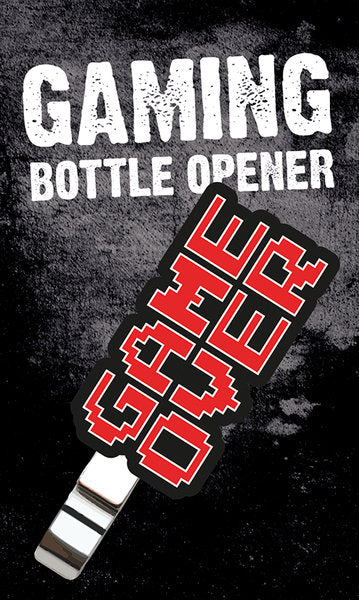 Game Over Retro Gaming Bottle Opener