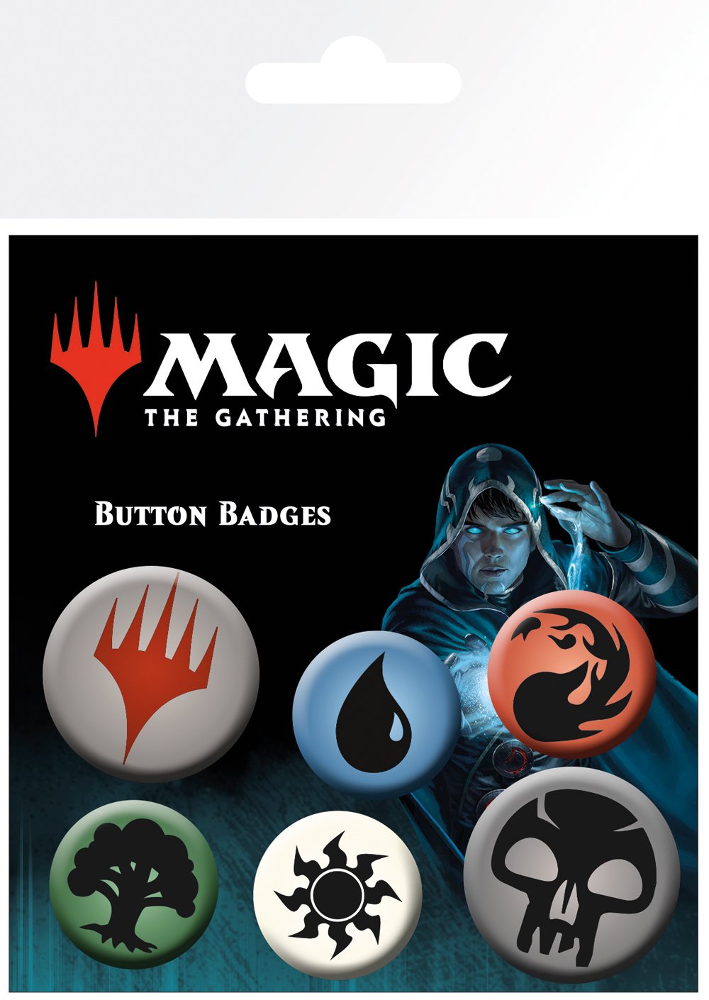 Magic The Gathering set of 6 Pin Badges