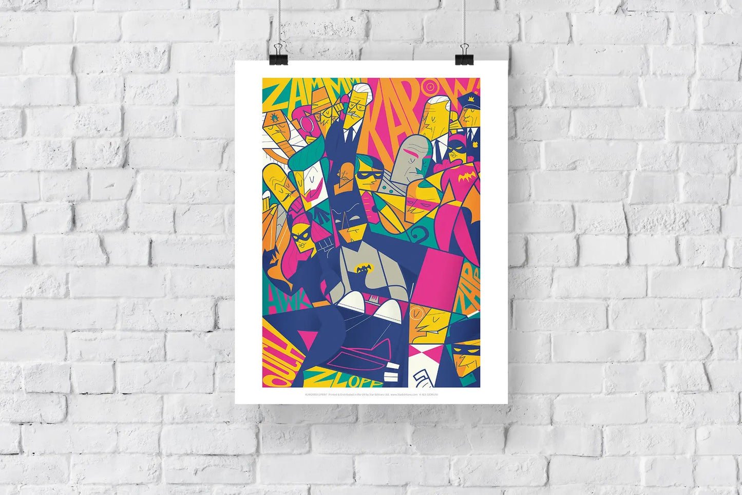 Pop Art Prints DC Comics Batman Art Print 11 x 14 inches