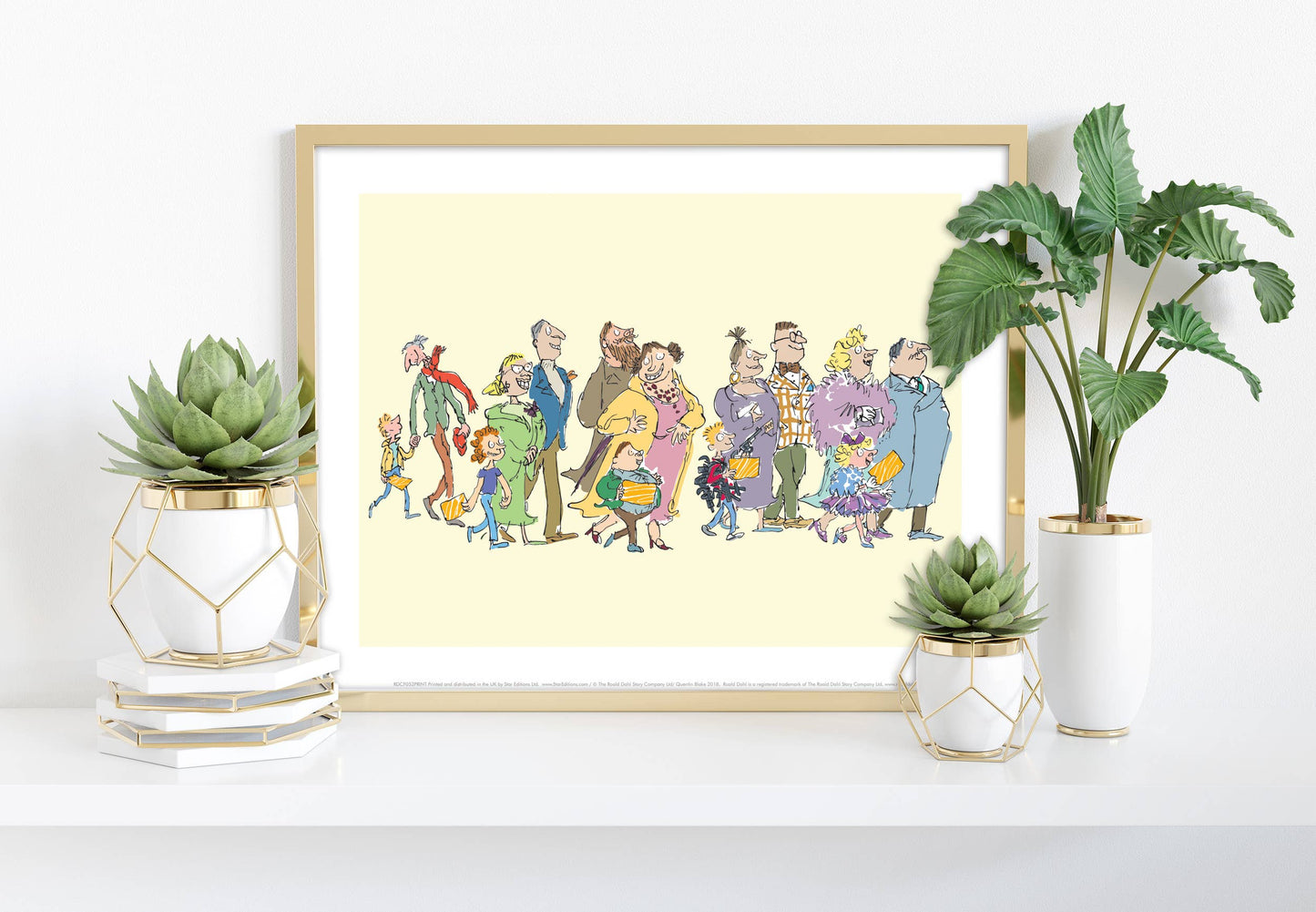 Roald Dahl Charlie and the Chocolate Factory Art Print