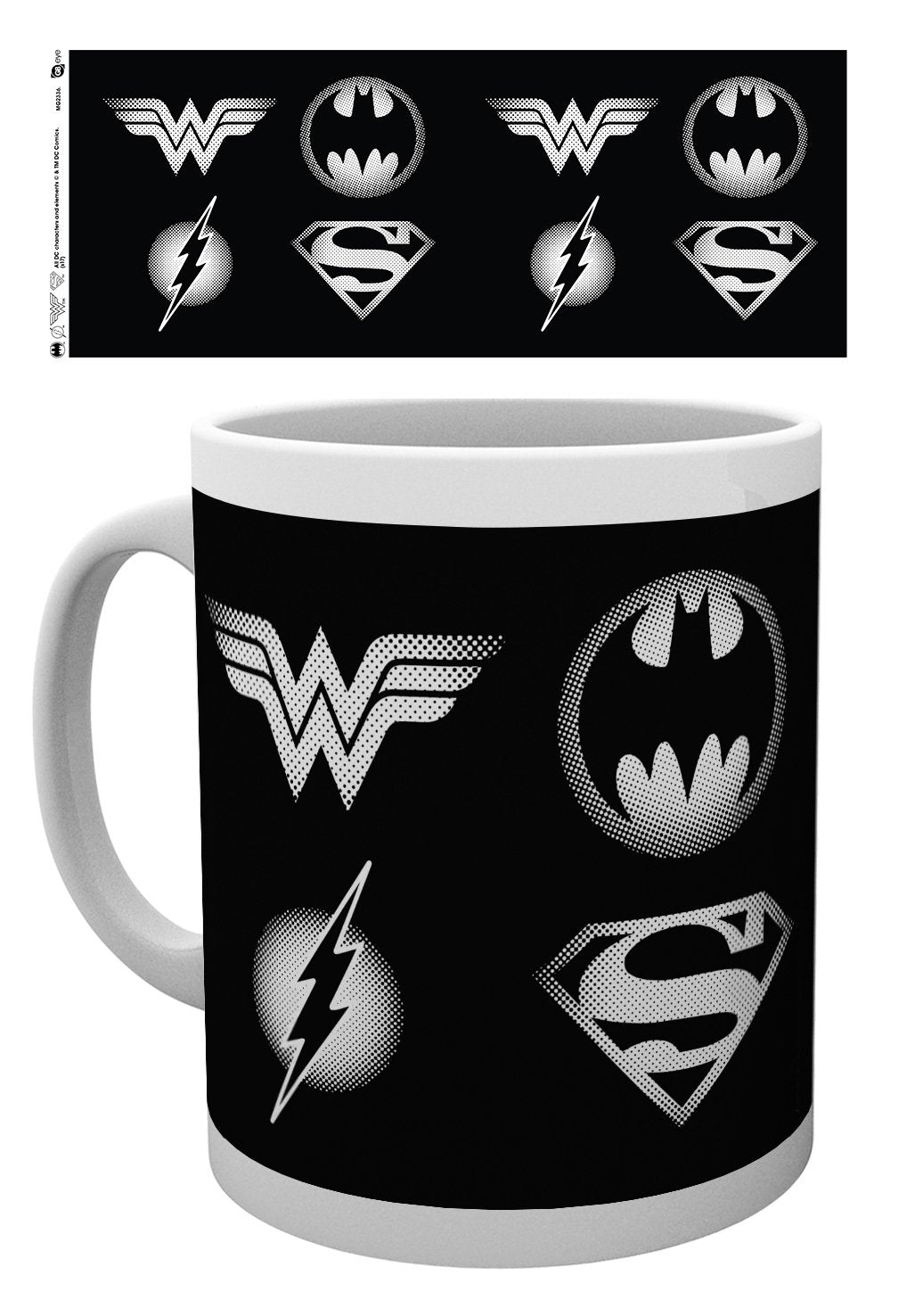 DC Comics Justice League Boxbecher 320 ml – vollständig lizenziert