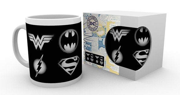 DC Comics Justice League Boxbecher 320 ml – vollständig lizenziert