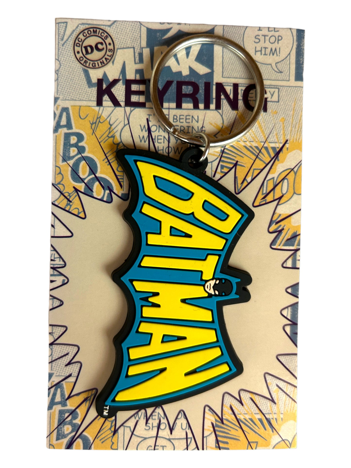 DC Comics Licensed Batman Logo Keyring