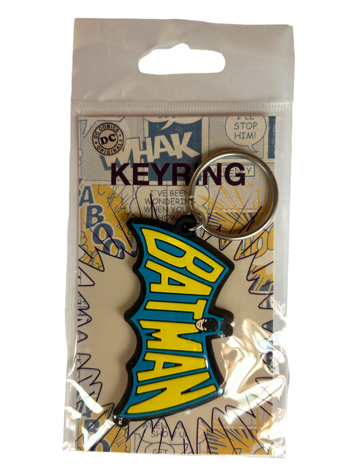 DC Comics Licensed Batman Logo Keyring