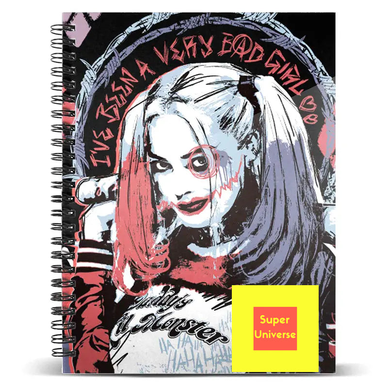 DC Comics Harley Quinn Daddy's Lil Monster Notizbuch / Tagebuch A5 mit festem Einband