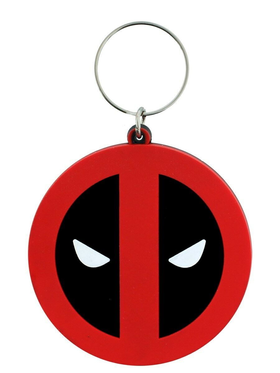 Porte-clés en caoutchouc sous licence Marvel Comics Deadpool