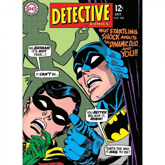 Aimant de réfrigérateur en métal Batman Detective Comics n° 380