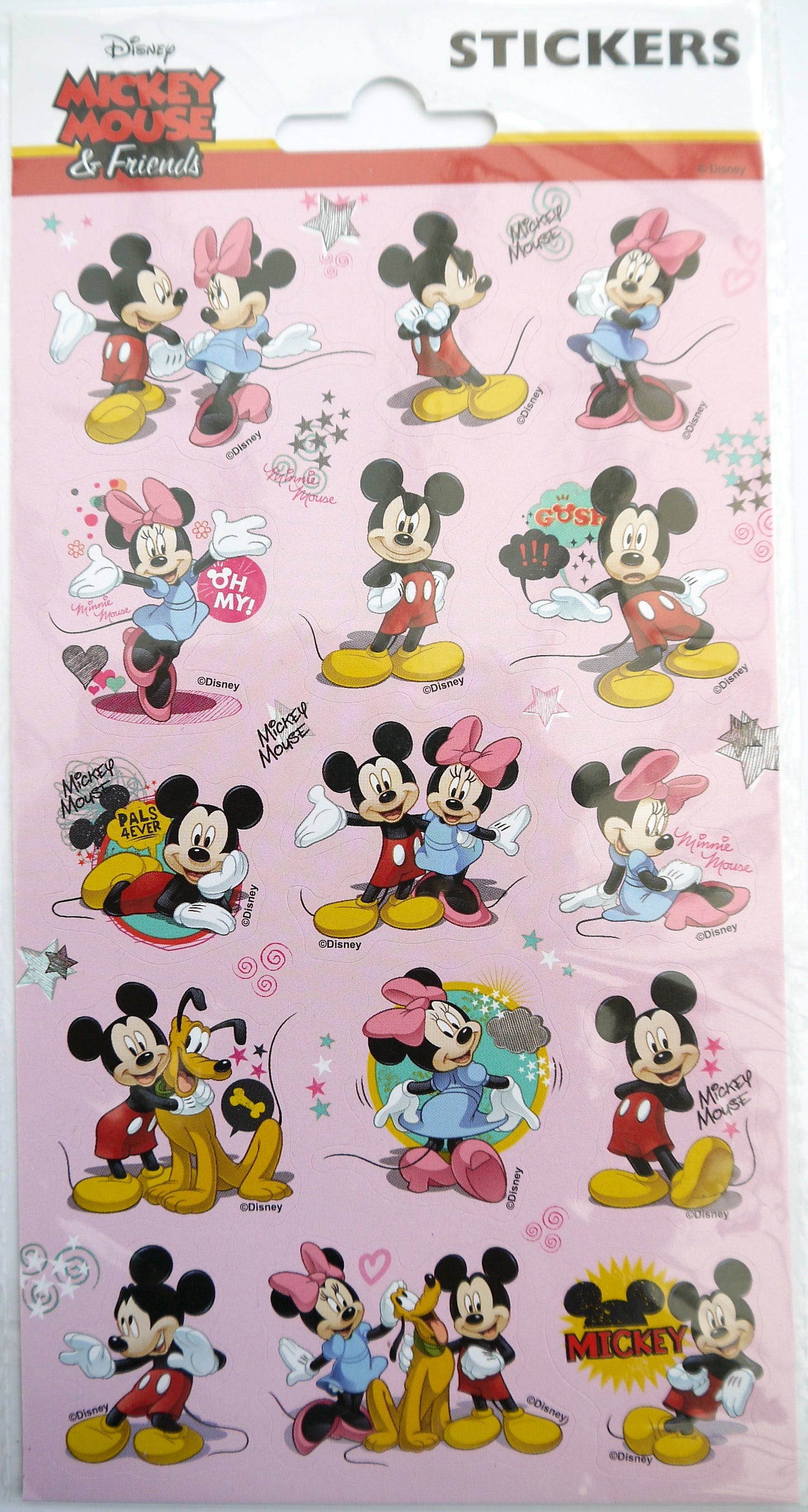 Minnie Mouse - Planche de petits autocollants