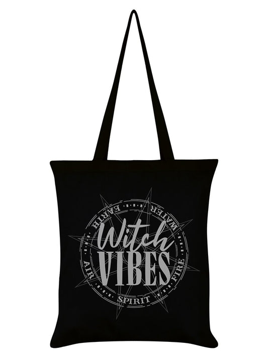 Elemental Witch Vibes Black Tote Bag