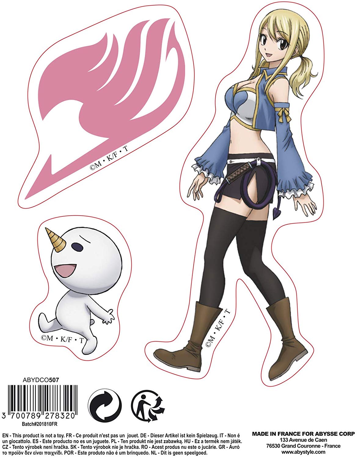 Fairy Tail Vinyl Lizenzierte Aufkleber