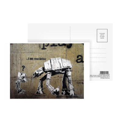 Star Wars: Ich bin dein Vater. Lustige Postkarte