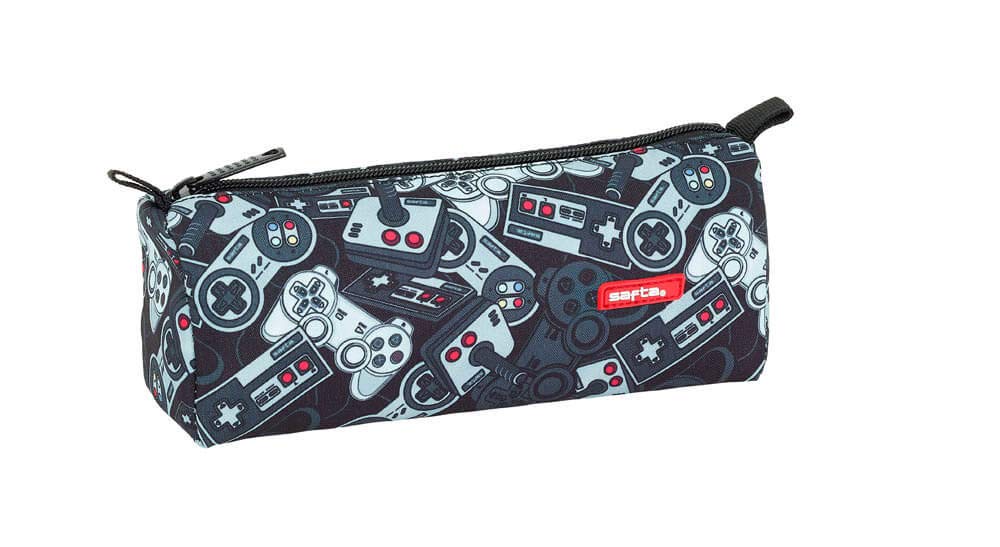 Retro Gamer Controllers Black Pencil Case