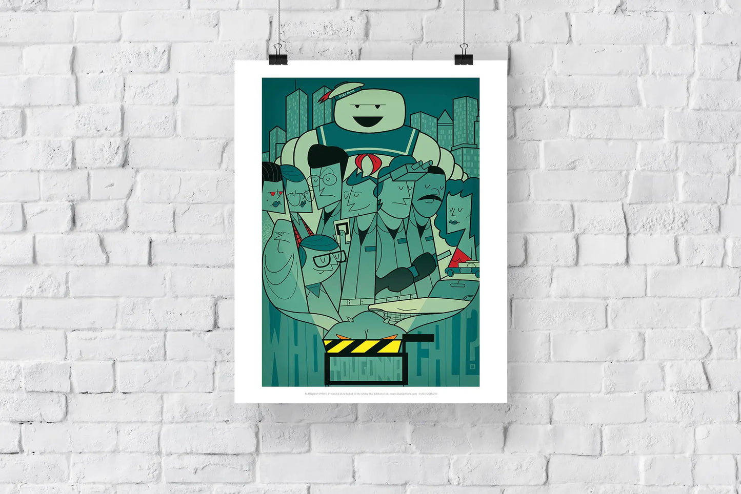 Pop Art Prints Ghostbusters Art Print 11 x 14 inches