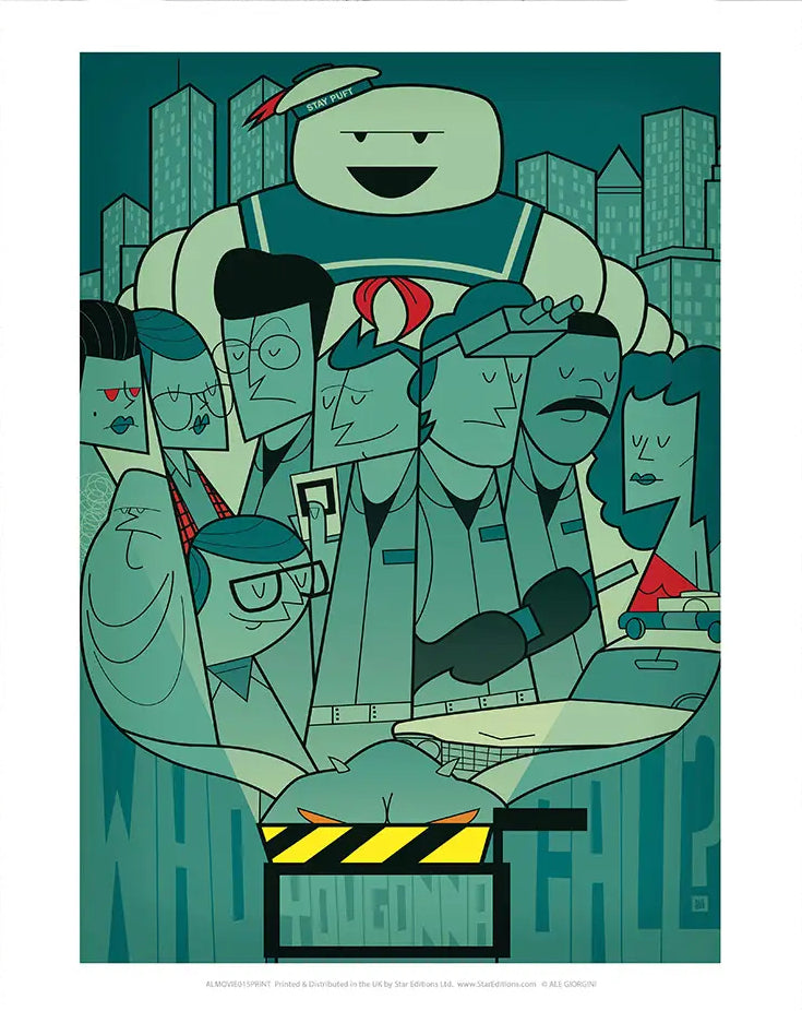 Pop Art Prints Ghostbusters Art Print 11 x 14 inches