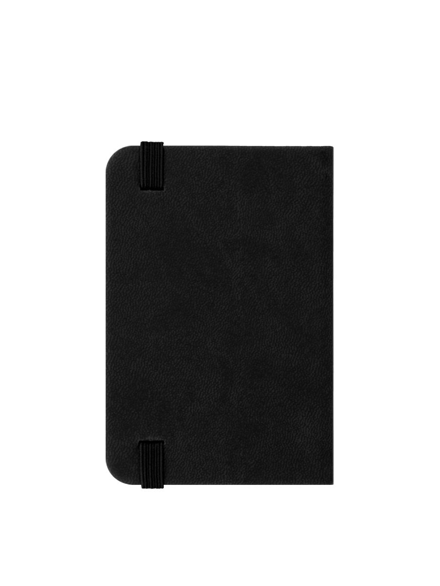 Mini carnet à couverture rigide noir Goth Sloth