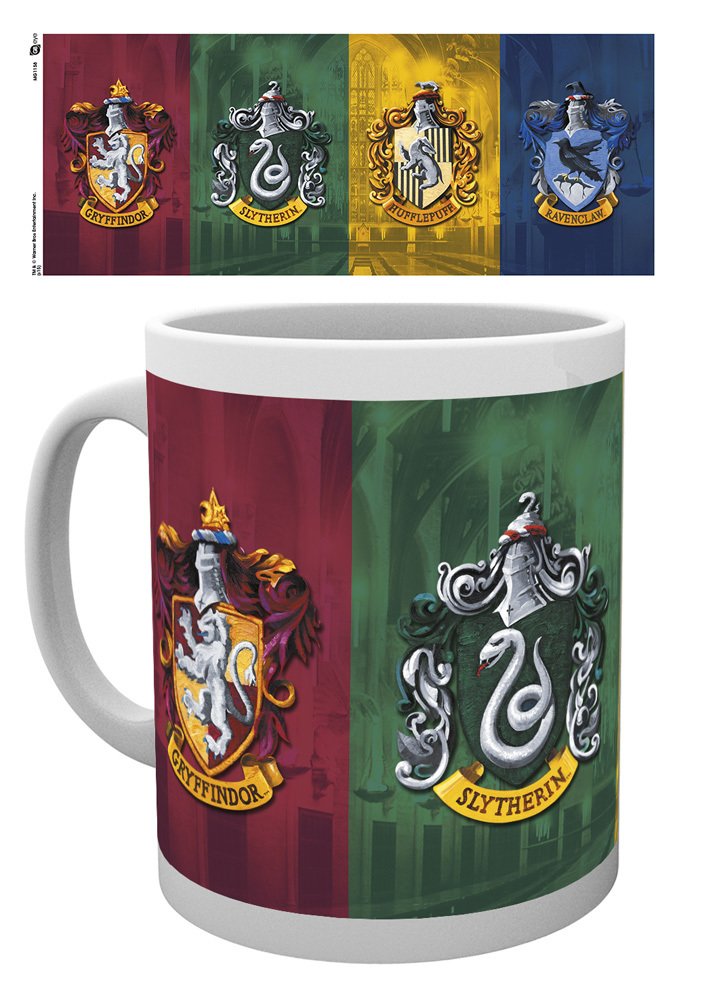 Harry Potter Hogwarts-Häuser-Boxbecher, 320 ml, vollständig lizenziert