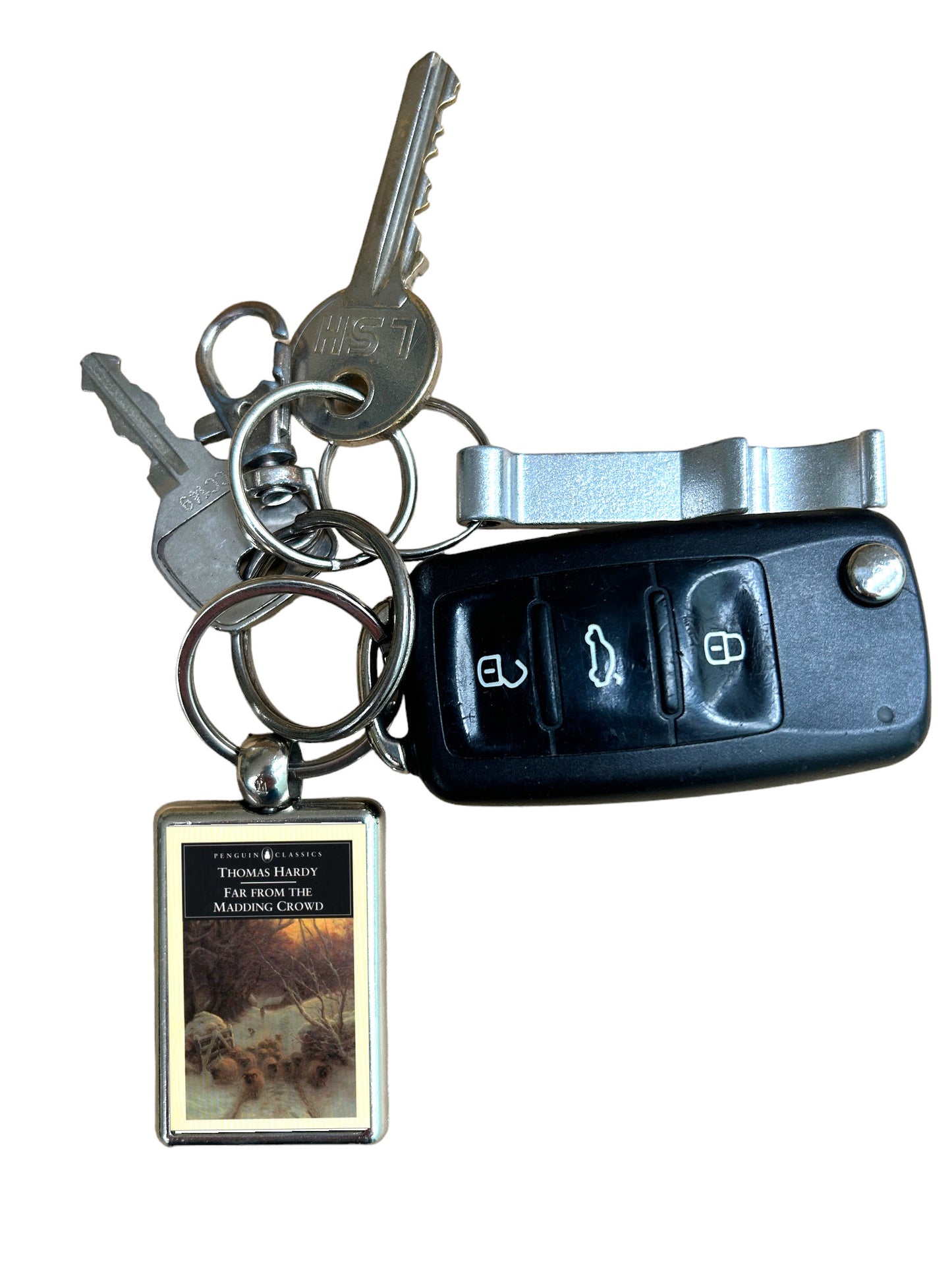 Thomas Hardy Far From The Madding Crowd Book Cover Metal Keyring – High-Quality Keychain with Vibrant Colours