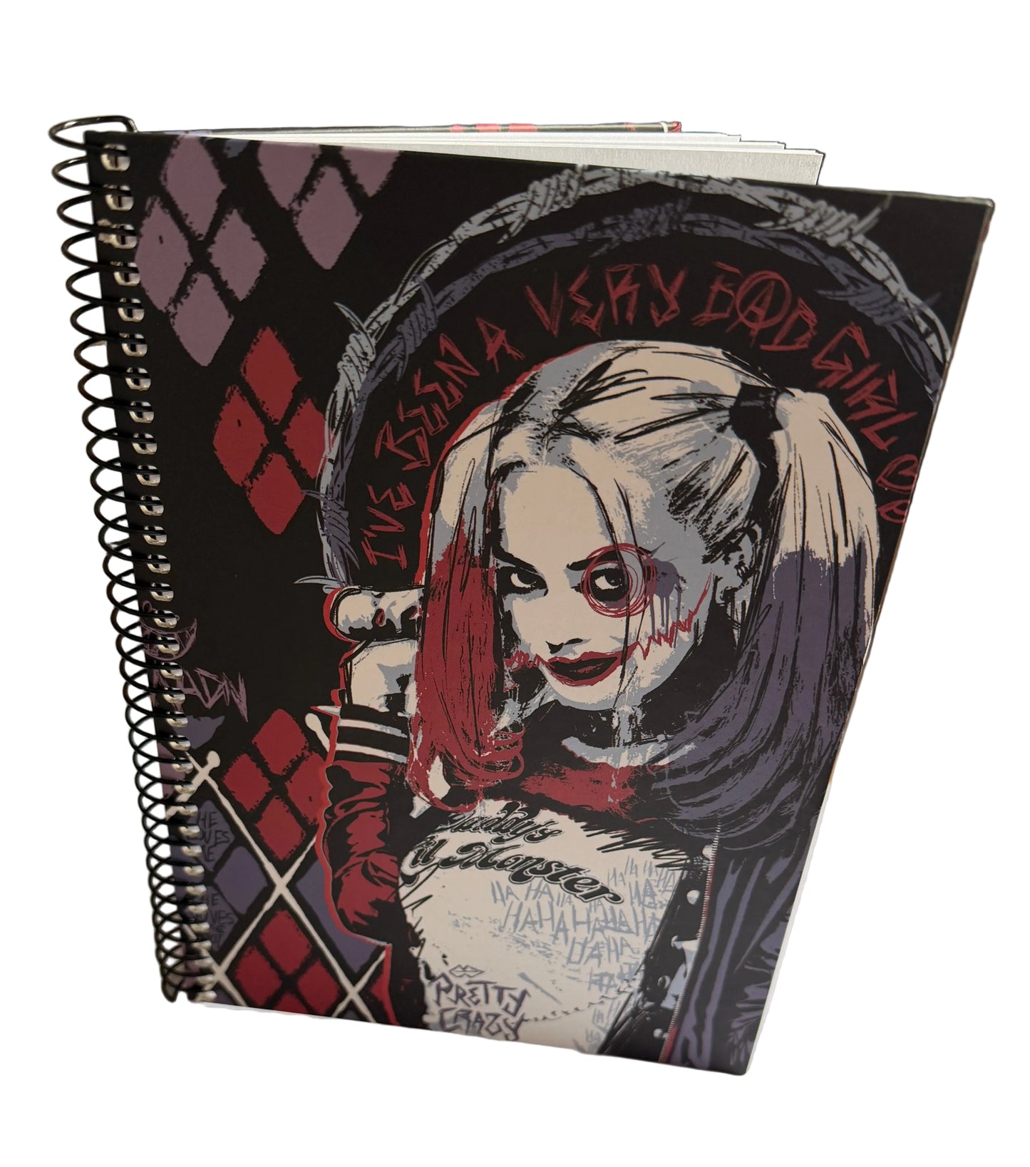 DC Comics Harley Quinn Daddy's Lil Monster Notebook / Journal A5 Hard-backed