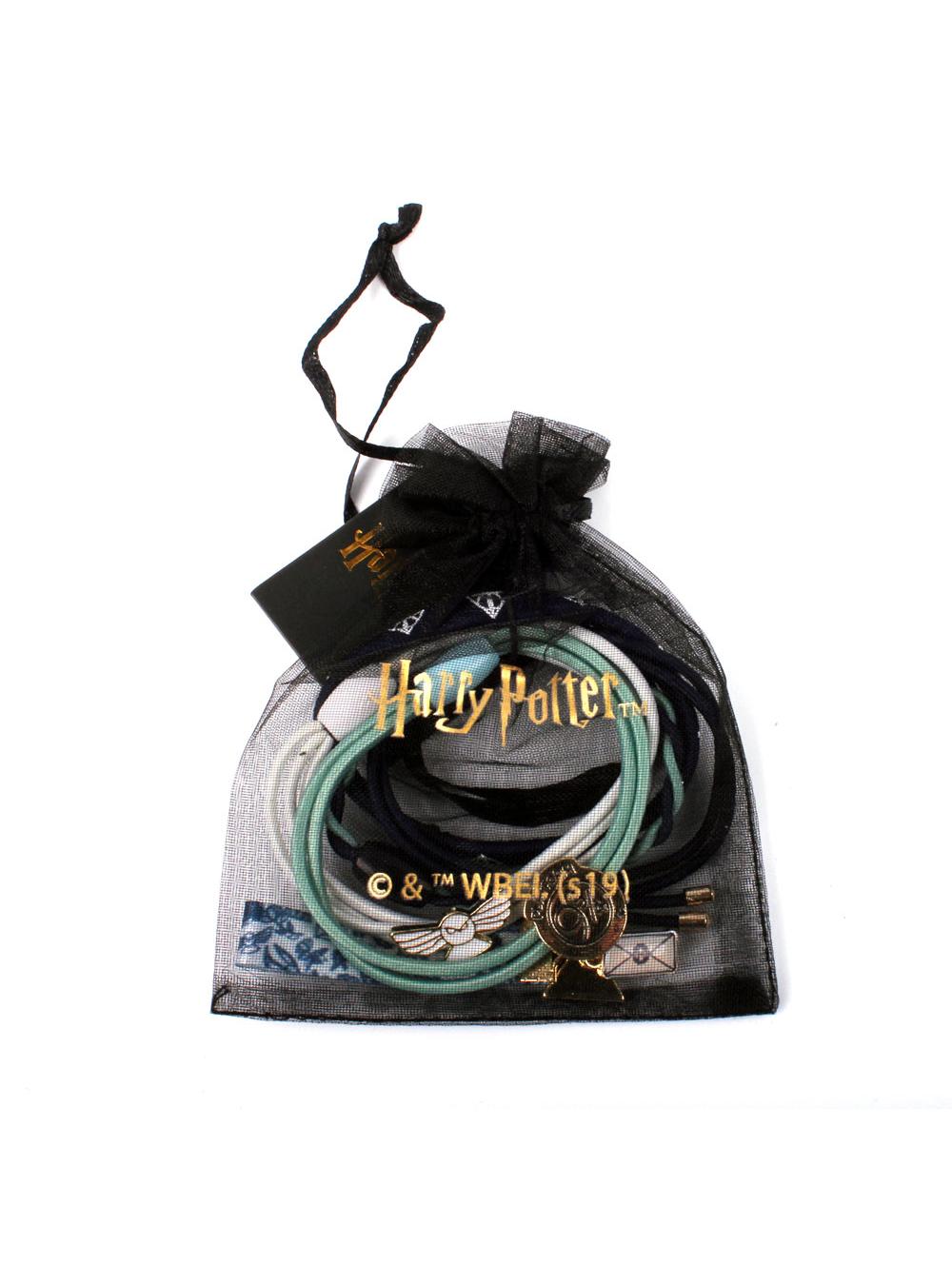 Harry Potter Deathly Hallows Ponytail Bobble Set With Bag