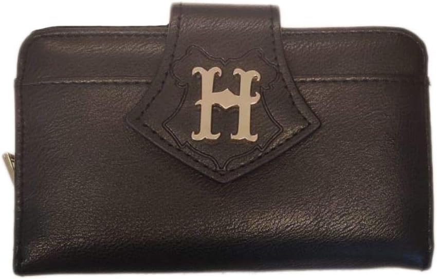 Harry Potter Hogwarts Castle Embossed Black Purse