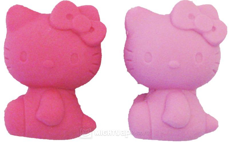 Lot de 2 gommes classiques Hello Kitty