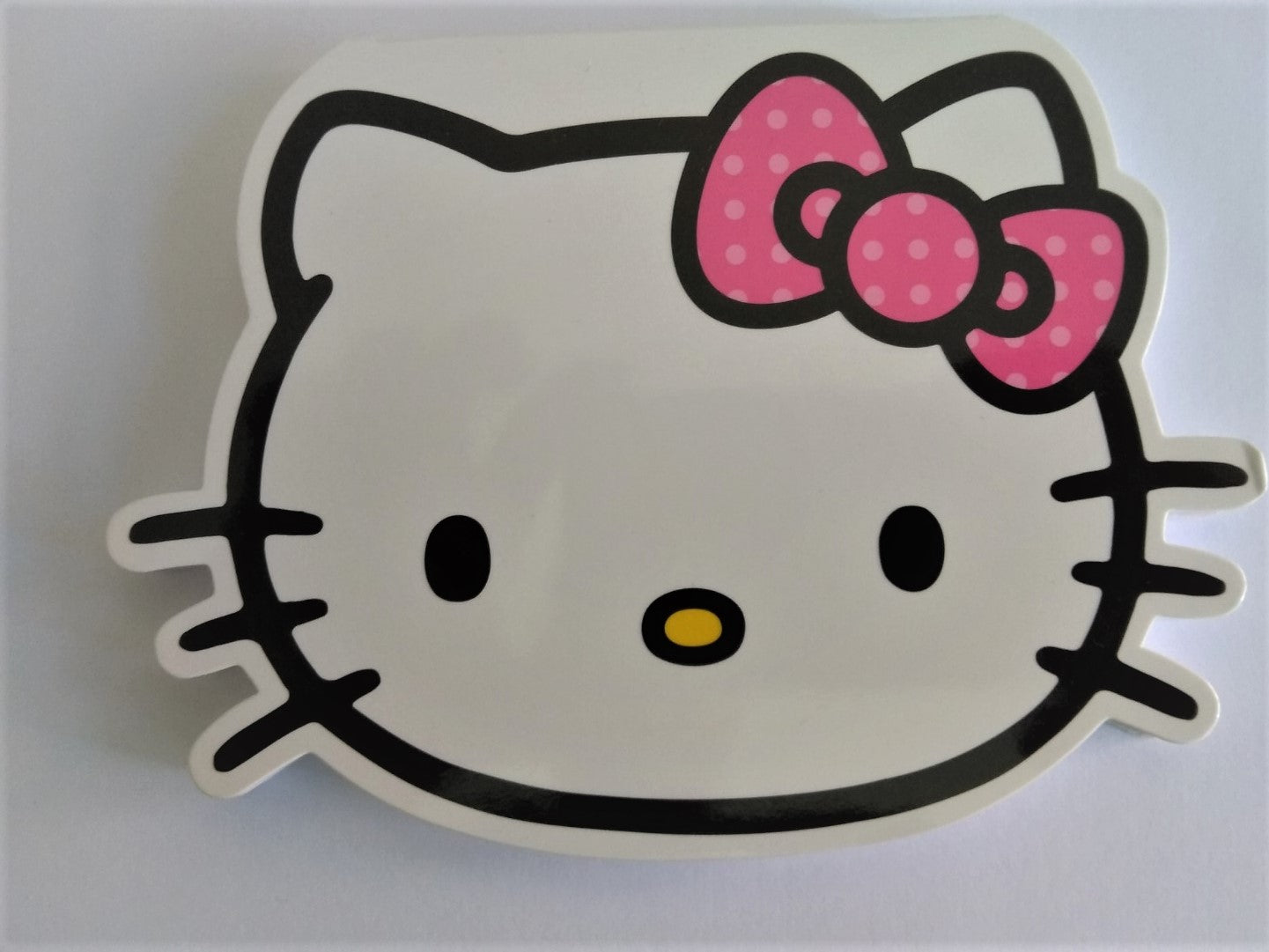 Carnet A6 en forme de tête Hello Kitty