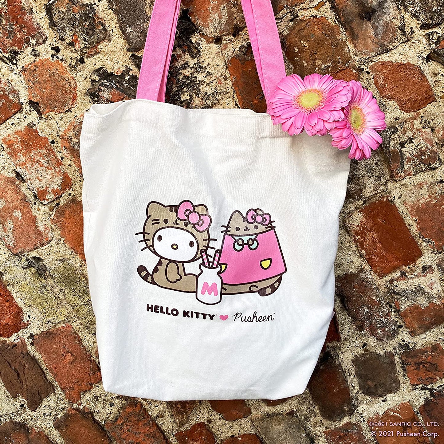 Hello Kitty and Pusheen Tote Bag - Adorable Collaboration for Cute Lovers