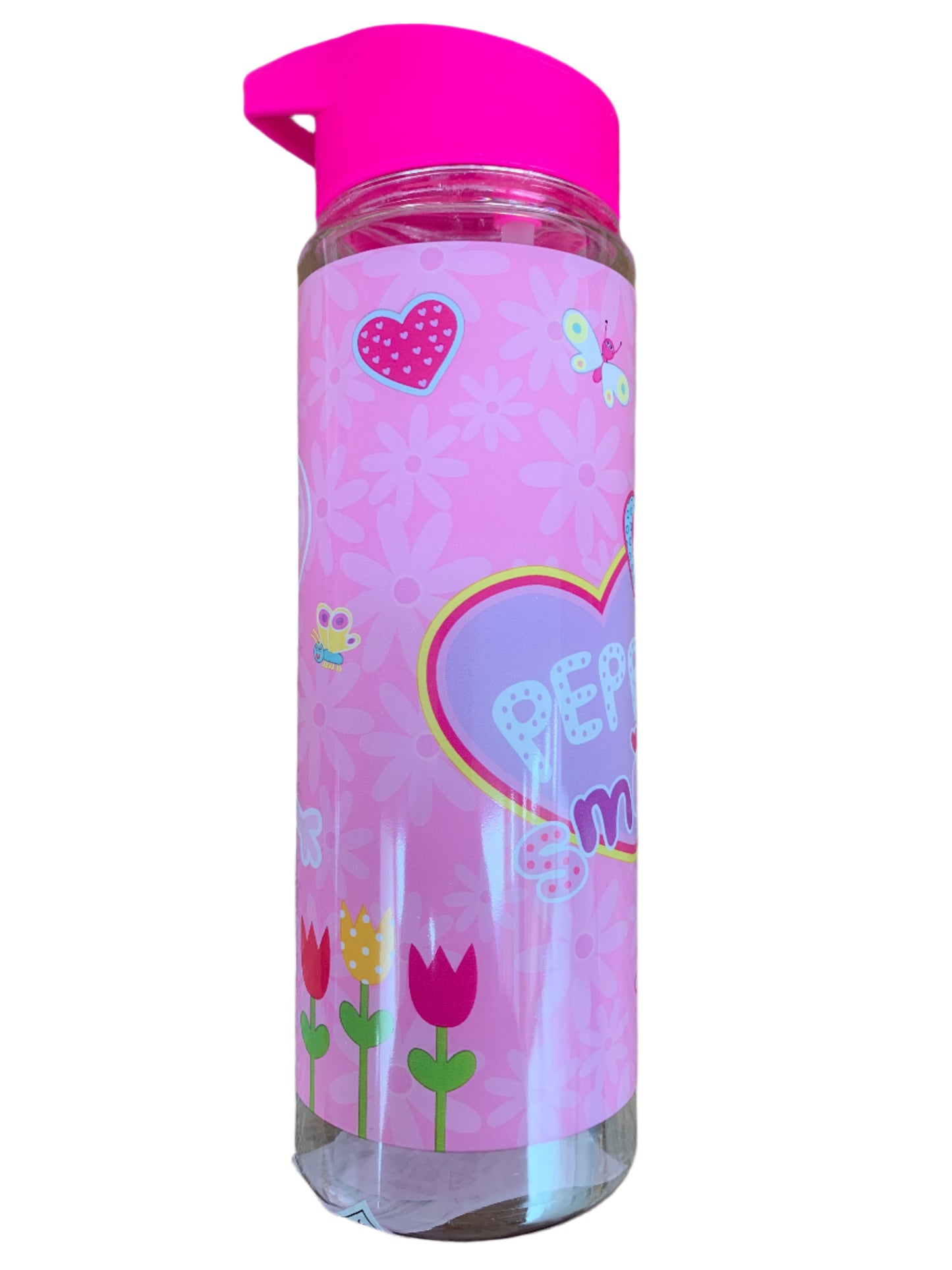 Peppa Pig Kids 650ml Water Bottle with Straw – Officially Licensed Drink Bottle