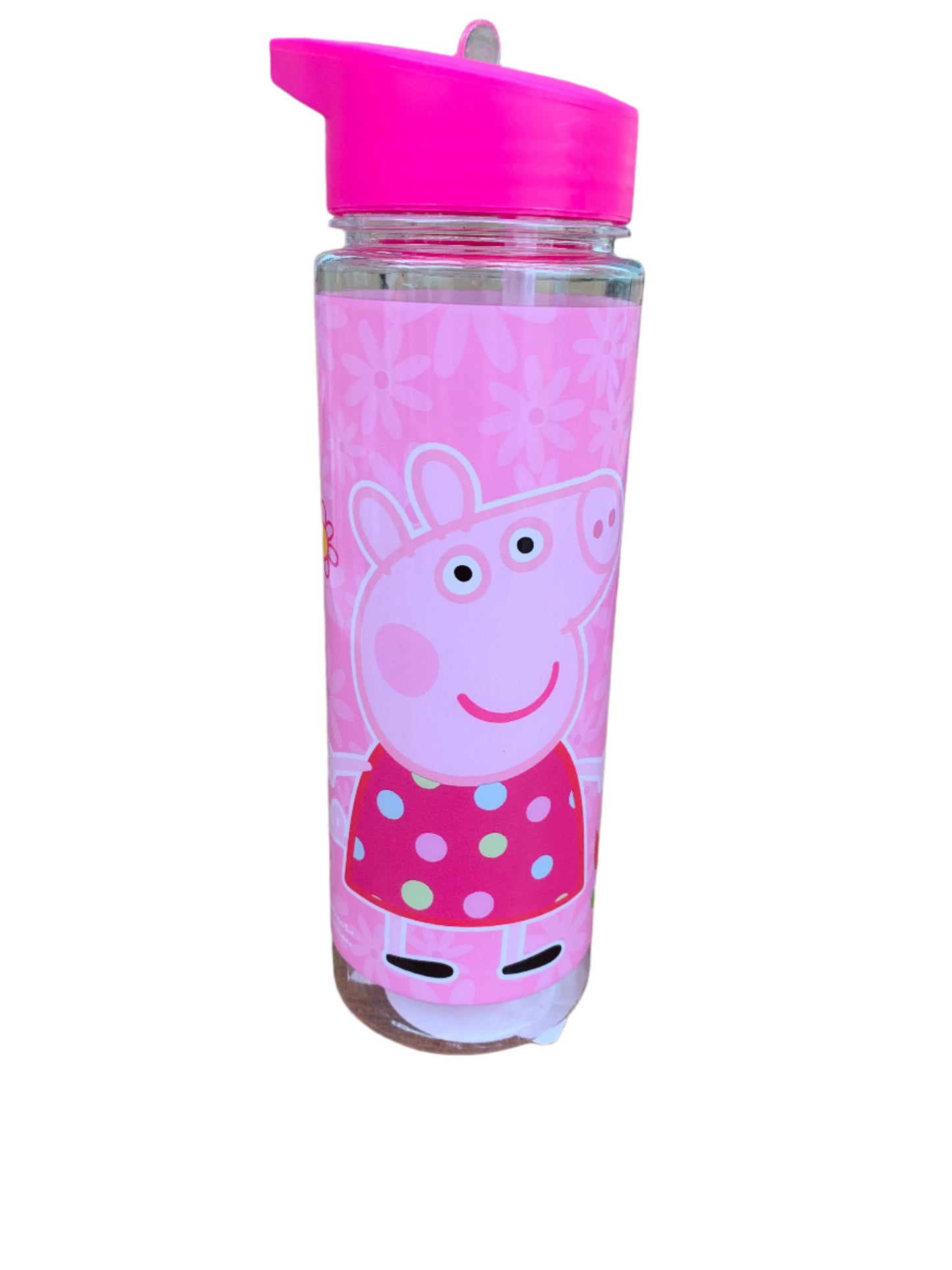 Peppa Pig Kids 650ml Water Bottle with Straw – Officially Licensed Drink Bottle