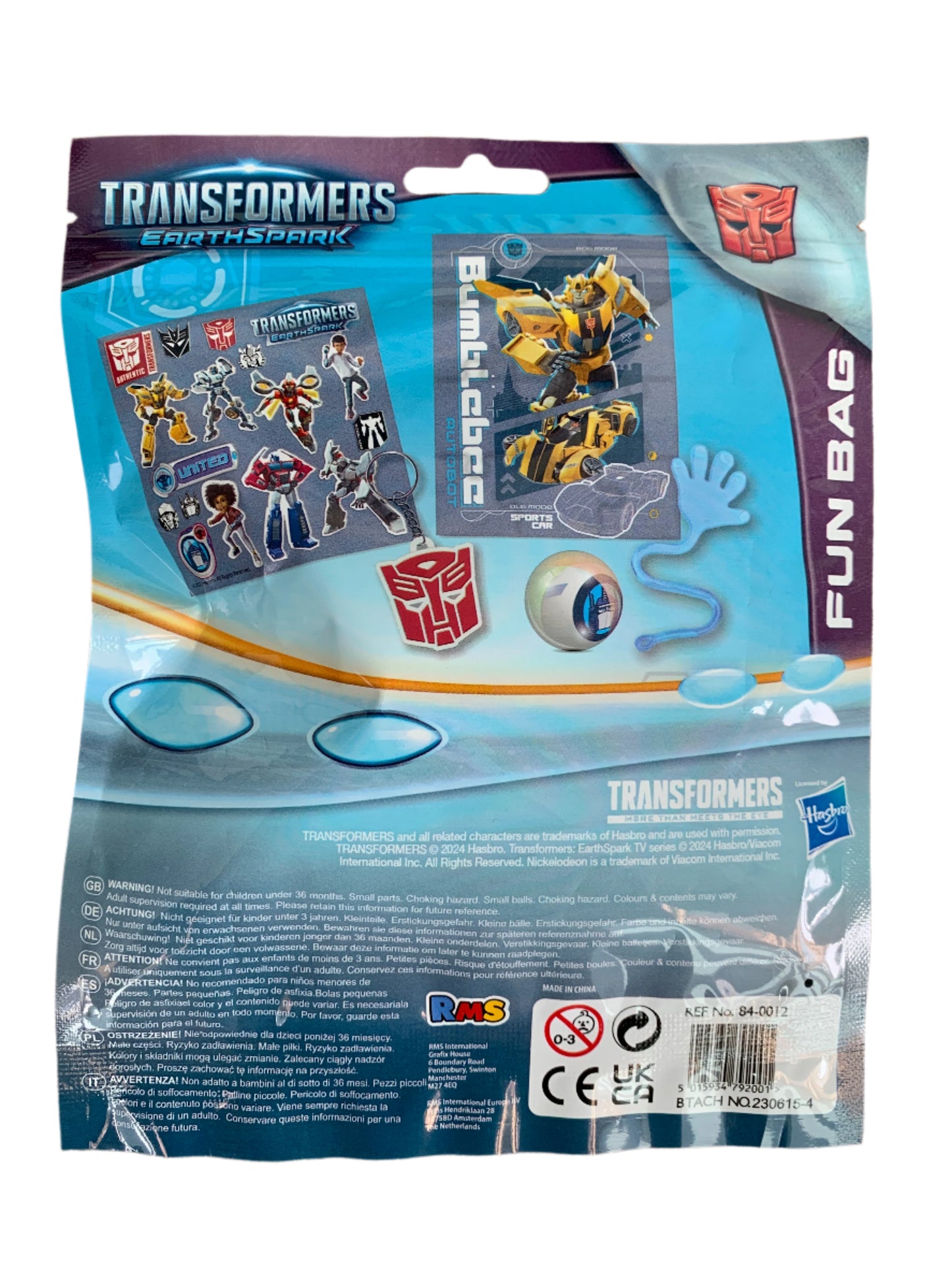 Transformers Licensed Fun Bag – Stickers, Puzzle, Keyring & Toys – Kids Party Gift Pack